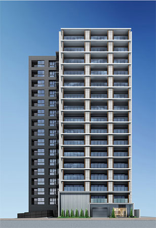 Buildings and facilities. Exterior - Rendering ※ Rendering of the web is one that caused draw based on the drawings of the planning stage, In fact a slightly different. Also, We have omitted details and equipment, etc. of shape.