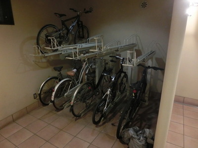 Other common areas. Indoor bicycle parking lot