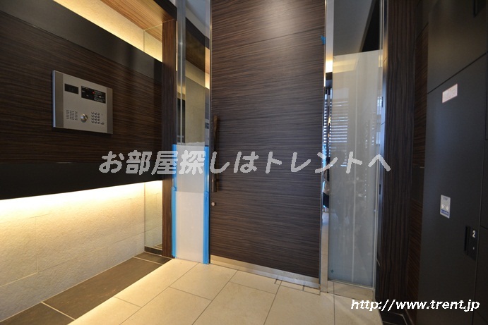 Building appearance. auto lock