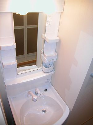 Washroom. Independent wash basin