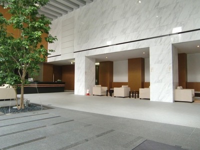 lobby. Bright lobby of with concierge
