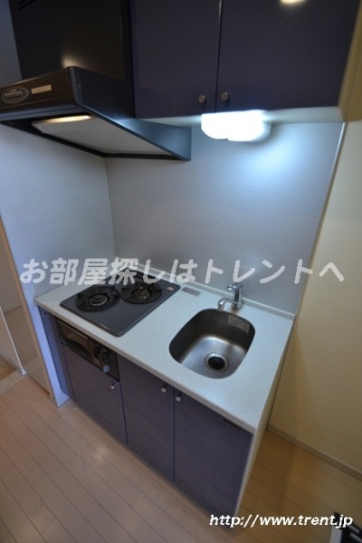 Kitchen. It is a photograph of the same building 1K type. Please see for reference.