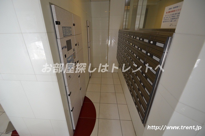 Entrance. Courier BOX