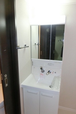 Washroom. Independent wash basin