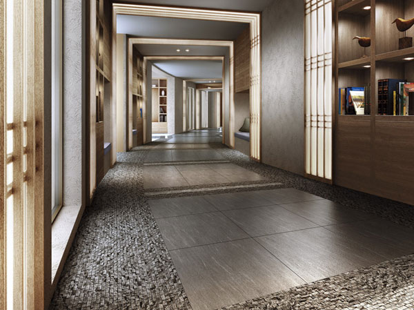 Shared facilities.  [Passage Rendering ※ ] So as to be fun and also a fraction of the time to the house from the entrance. Set up a library in the Passage of the common areas.