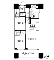 Floor: 2LDK + WIC + SIC, the occupied area: 64 sq m, Price: TBD