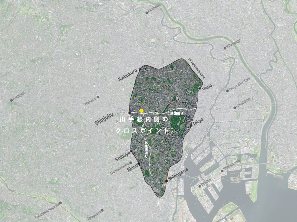 Satellite photo of the Kanto sky at the center of this project (2006 shooting)