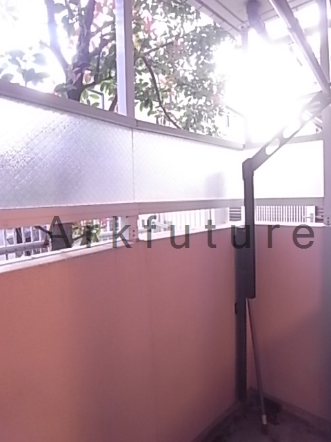 Balcony. But is 1F, Glass Installed for blindfold!