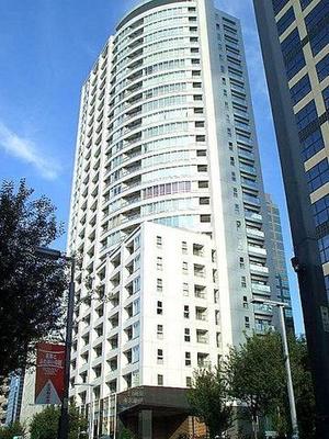 Building appearance. Condominium rental Tower apartment optical fiber Free