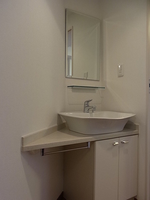 Washroom. Independent wash basin