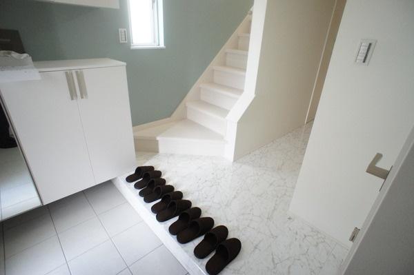 Entrance. B Building entrance