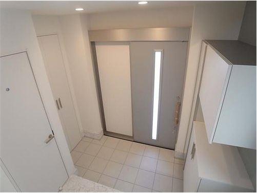 Entrance. B Building entrance