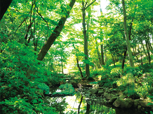 Surrounding environment. Mejiro JiYu time. Derived from what was referred to as "your Lau Shan" is the name of the Edo era, Its part has kept a relic even now as the "Virgin Mountain park". (Virgin Mountain Park / About 100m, A 2-minute walk)