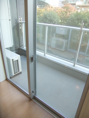 Balcony. Balcony with a width