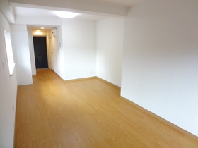 Living and room. There are bay windows