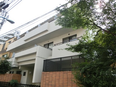 Building appearance. Schoolgirl private apartment