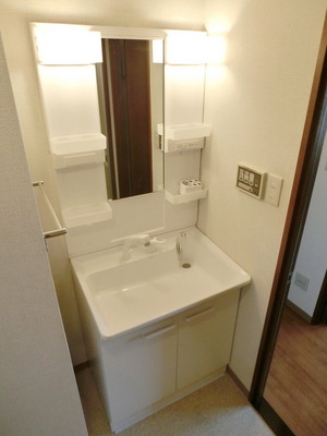 Washroom. Independent wash basin