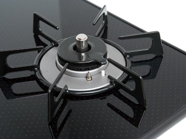 earthquake ・ Disaster-prevention measures.  [Gas stove extinction safety device] 3-burner stove and a fish grill is, Extinction safety device is attached. When the fire disappears gas is automatically shut off.