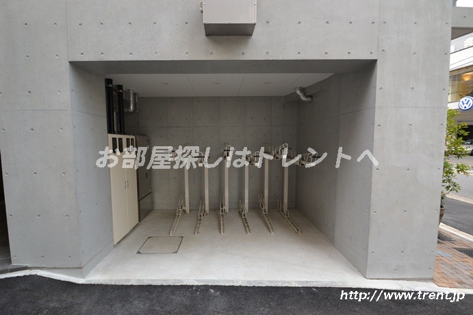 Building appearance. Bicycle-parking space