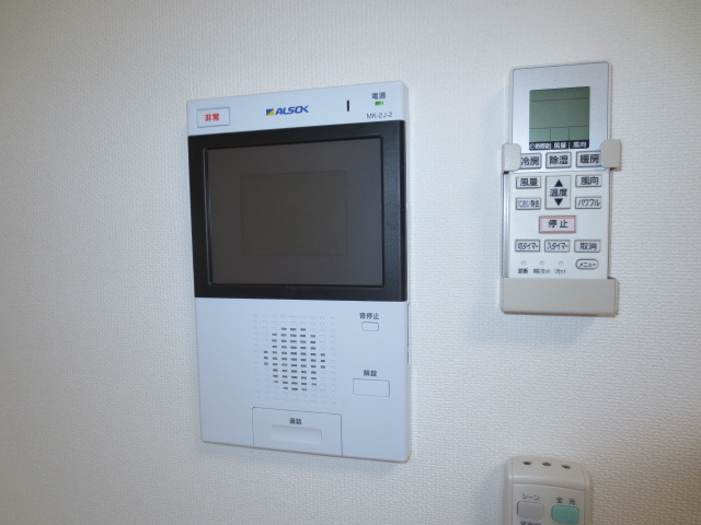 Security. Monitor with intercom