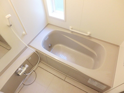 Bath. Bathroom with a window