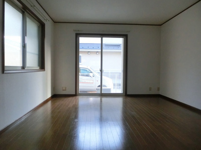 Living and room. Bright living room of the two-sided lighting