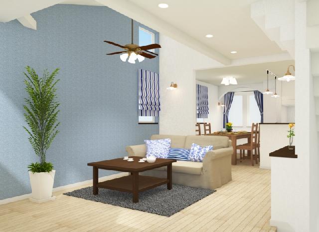 Same specifications photos (living). Same specification (furniture is an image)