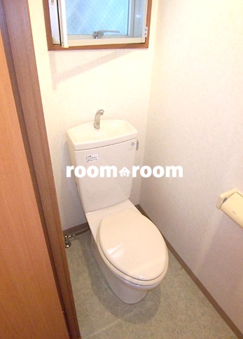 Toilet. Toilet with window