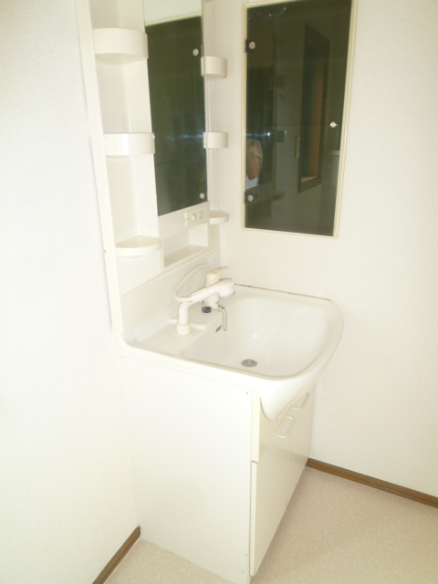 Washroom. Washbasin, Shampoo dresser !! morning preparation is Rakuchin