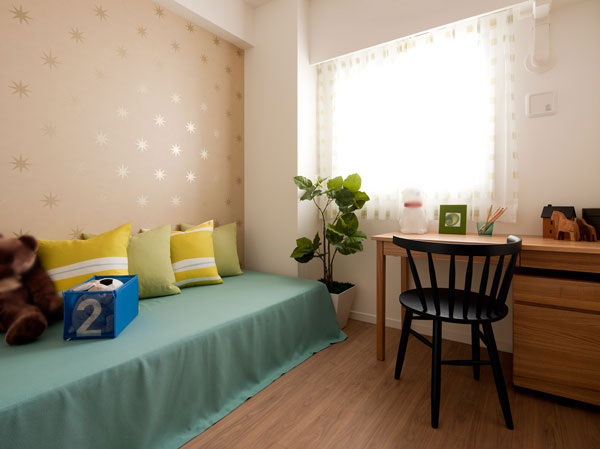 Interior.  [Western-style (2)] As a study room for children, Western-style rooms which can be used as a study (2).
