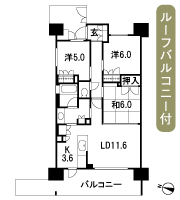 Floor: 3LDK, occupied area: 72.52 sq m