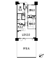 Floor: 3LDK, occupied area: 70.27 sq m