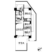 Floor: 3LDK + storeroom + walk-in closet, the occupied area: 78.57 sq m
