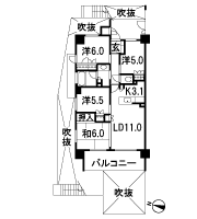 Floor: 4LDK, occupied area: 77.75 sq m