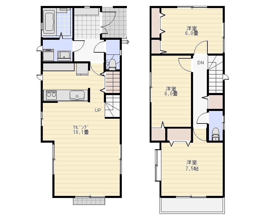 The entire compartment Figure. Floor plan