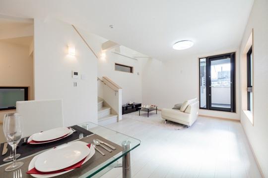 Living. Example of construction