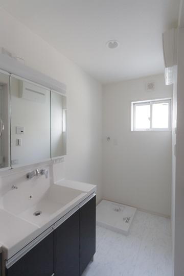 Wash basin, toilet. Example of construction