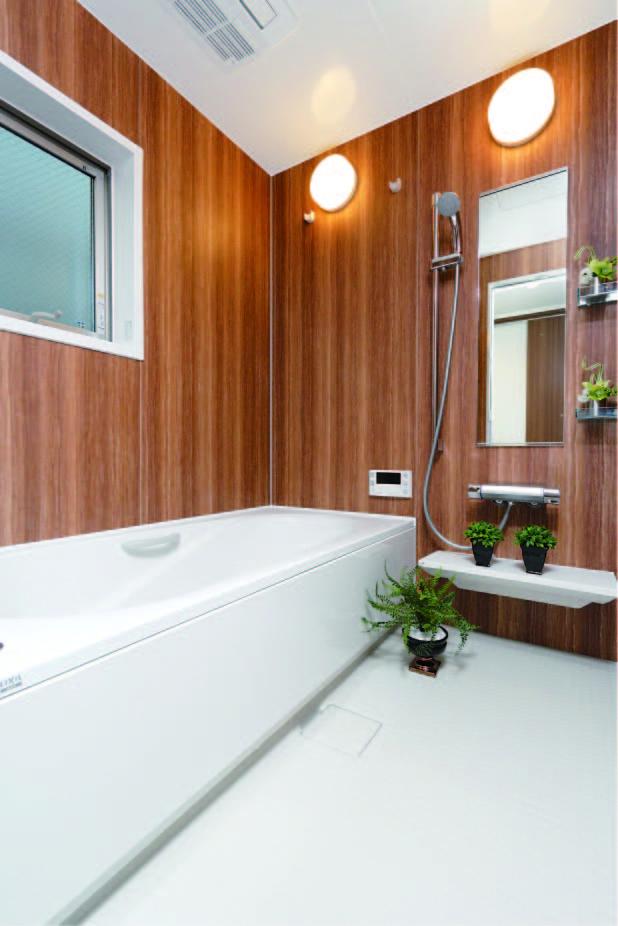 Bathroom. Model house bathroom (1 Building ・ 2013 September shooting)