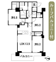 Floor: 3LDK + 3WIC + SIC, the occupied area: 75.77 sq m