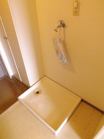 Other Equipment. There washing machine storage in the room.