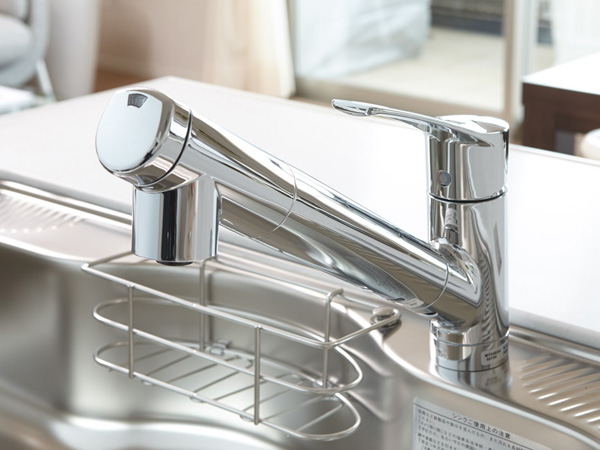 Kitchen.  [Water purifier integrated faucet] It can be switched at hand, Adopt a hand shower faucet water faucet hose extensible. (Same specifications)