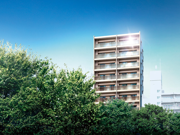 Shared facilities.  [appearance]  ※ Those obtained by combining the appearance Rendering and Environmental Photo seen the local from the "Reading Forest Park" (November 2012 shooting), In fact a slightly different.