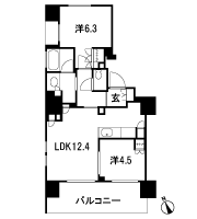 Floor: 2LDK, occupied area: 54.75 sq m, Price: 53,100,000 yen ・ 55 million yen, currently on sale