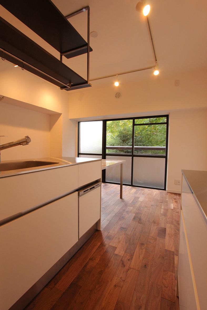 Kitchen. Indoor (11 May 2013) Shooting Beyond the forest shrine of balconies facing the south