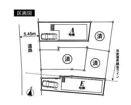 Compartment figure. 55,500,000 yen, 2LDK + 2S (storeroom), Land area 82.4 sq m , Building area 81.11 sq m compartment view