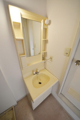 Washroom. Independent wash basin