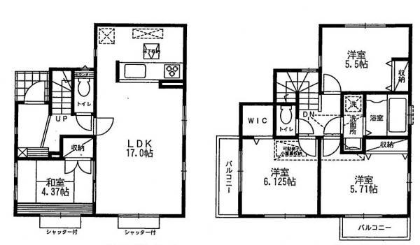 Floor plan. 50,800,000 yen, 3LDK, Land area 90.75 sq m , Building area 90.26 sq m