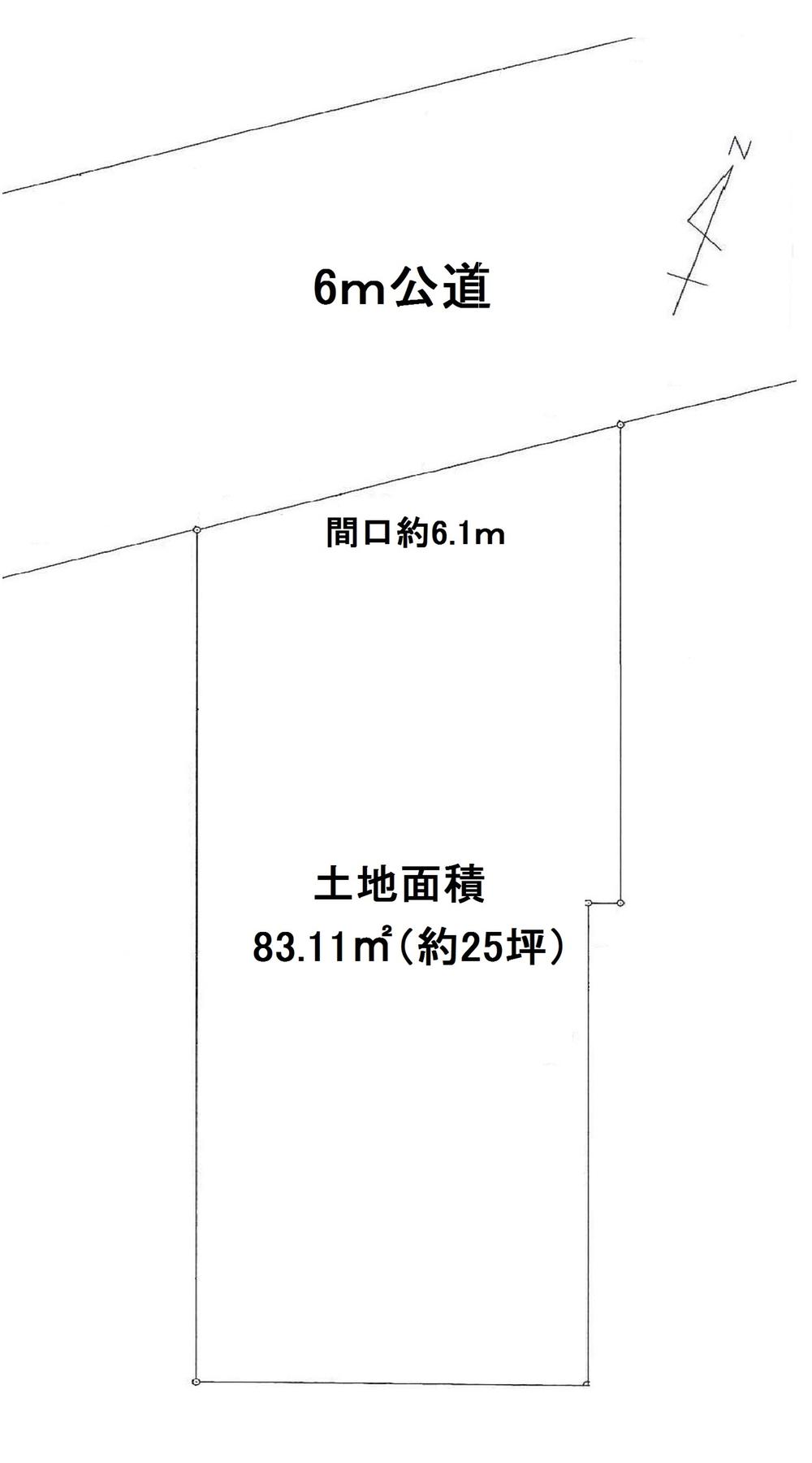 Compartment figure. Land price 44,800,000 yen, Land area 83.11 sq m