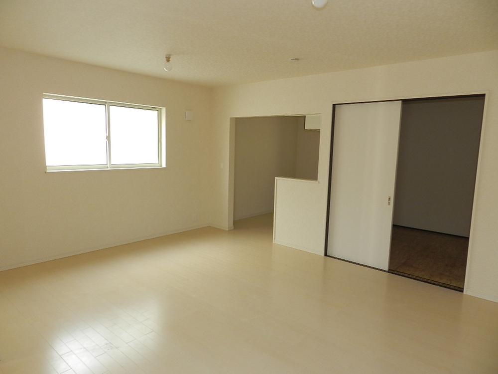 Living. Facing south in a bright living room