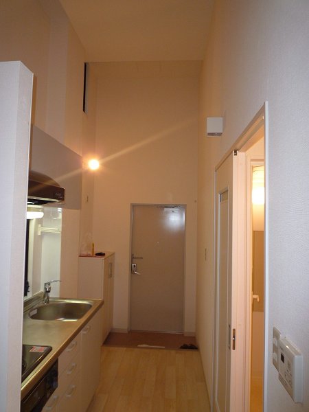 Entrance. High feeling of opening plenty of ceiling! 